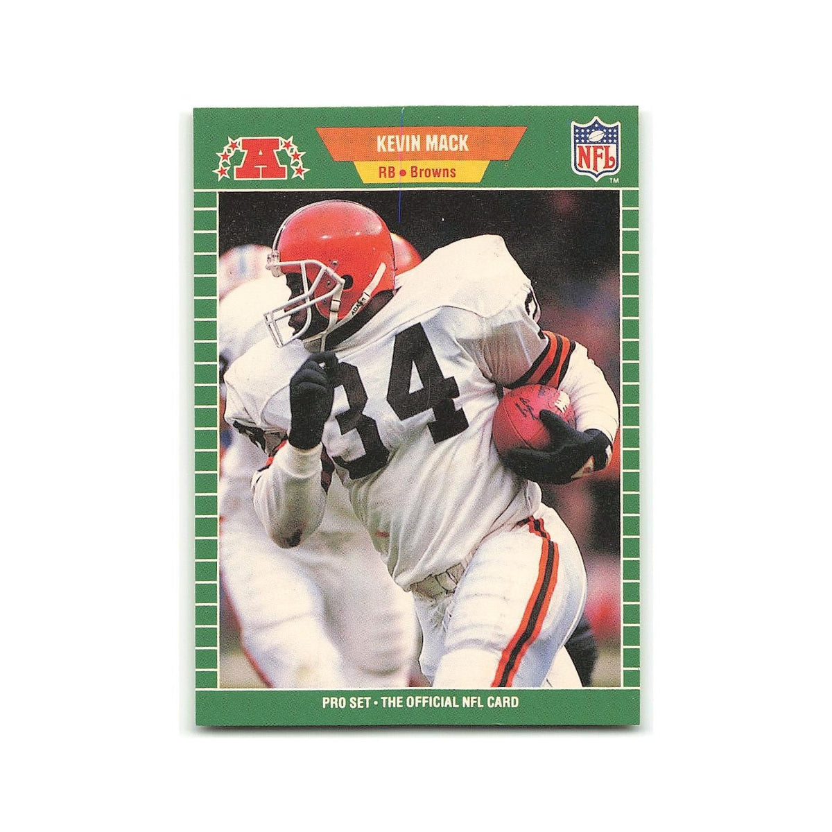 Kevin Mack 1989 Pro Set #79 New York Jets Football Card NM