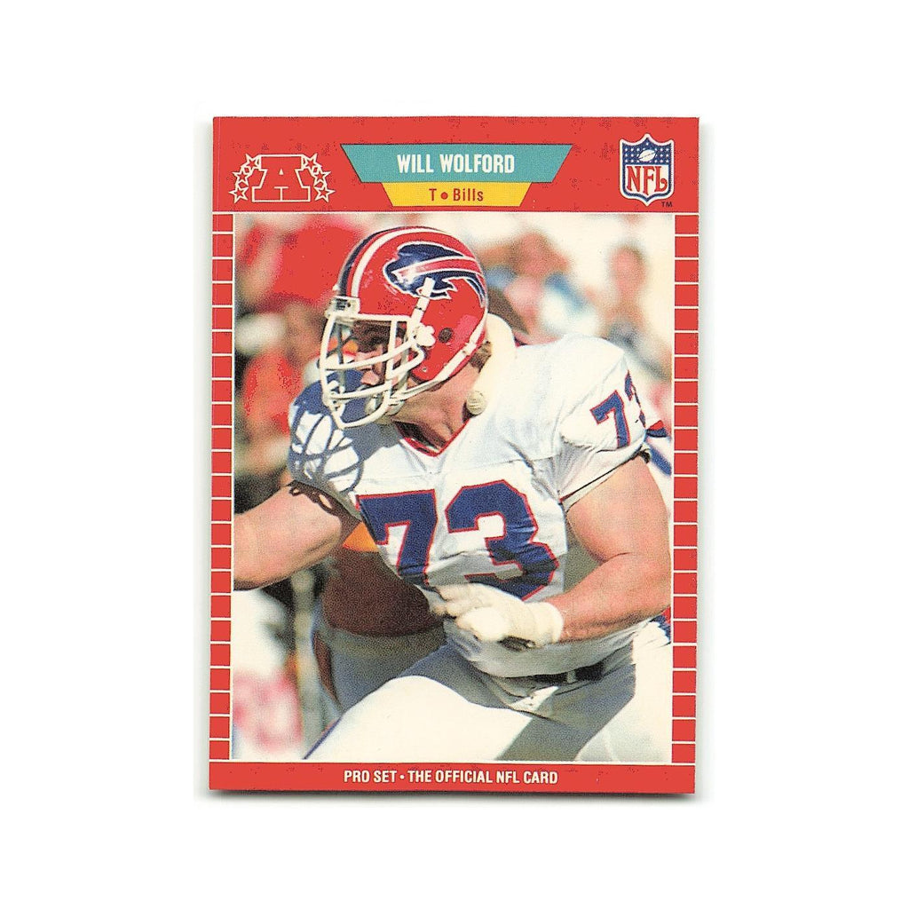 Will Wolford 1989 Pro Set #33 Buffalo Bills Football Card NM