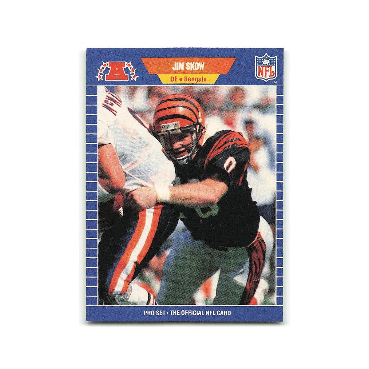 Jim Skow 1989 Pro Set #67 Cincinnati Bengals Football Card NM