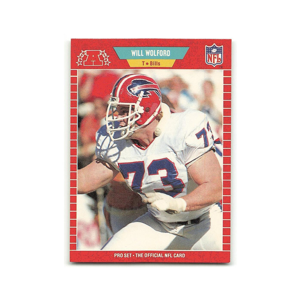Will Wolford 1989 Pro Set #33 Buffalo Bills Football Card NM