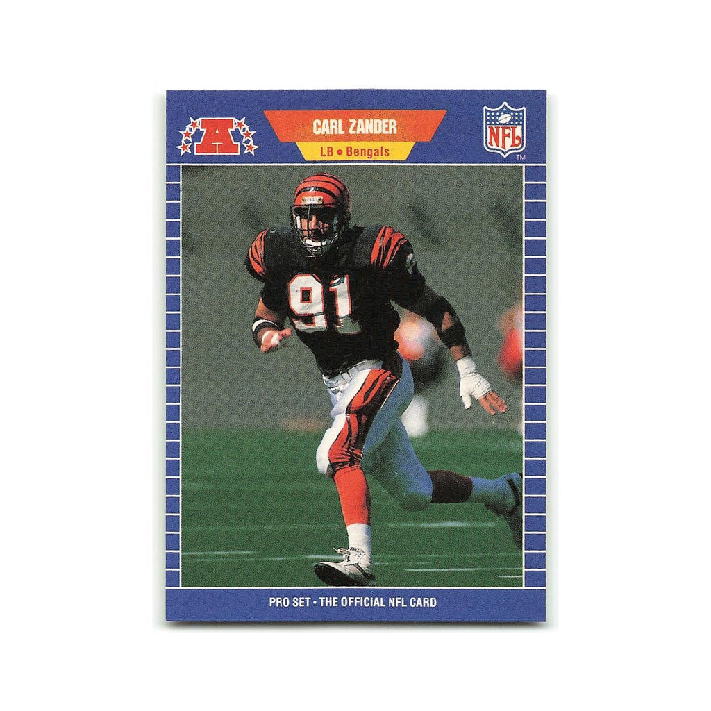 Carl Zander 1989 Pro Set #71 Cincinnati Bengals Football Card NM