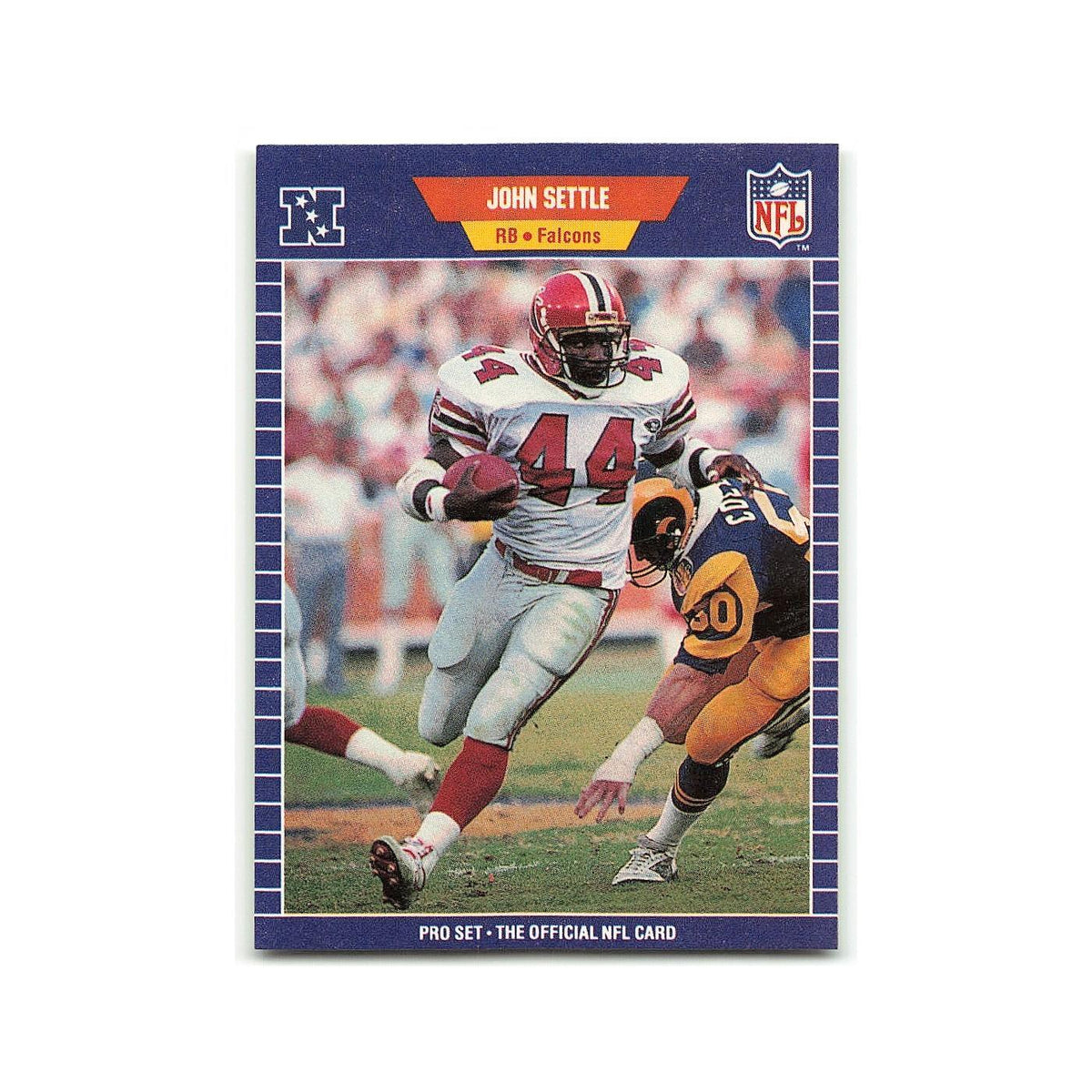 John Settle 1989 Pro Set #15 Atlanta Falcons Football Card NM