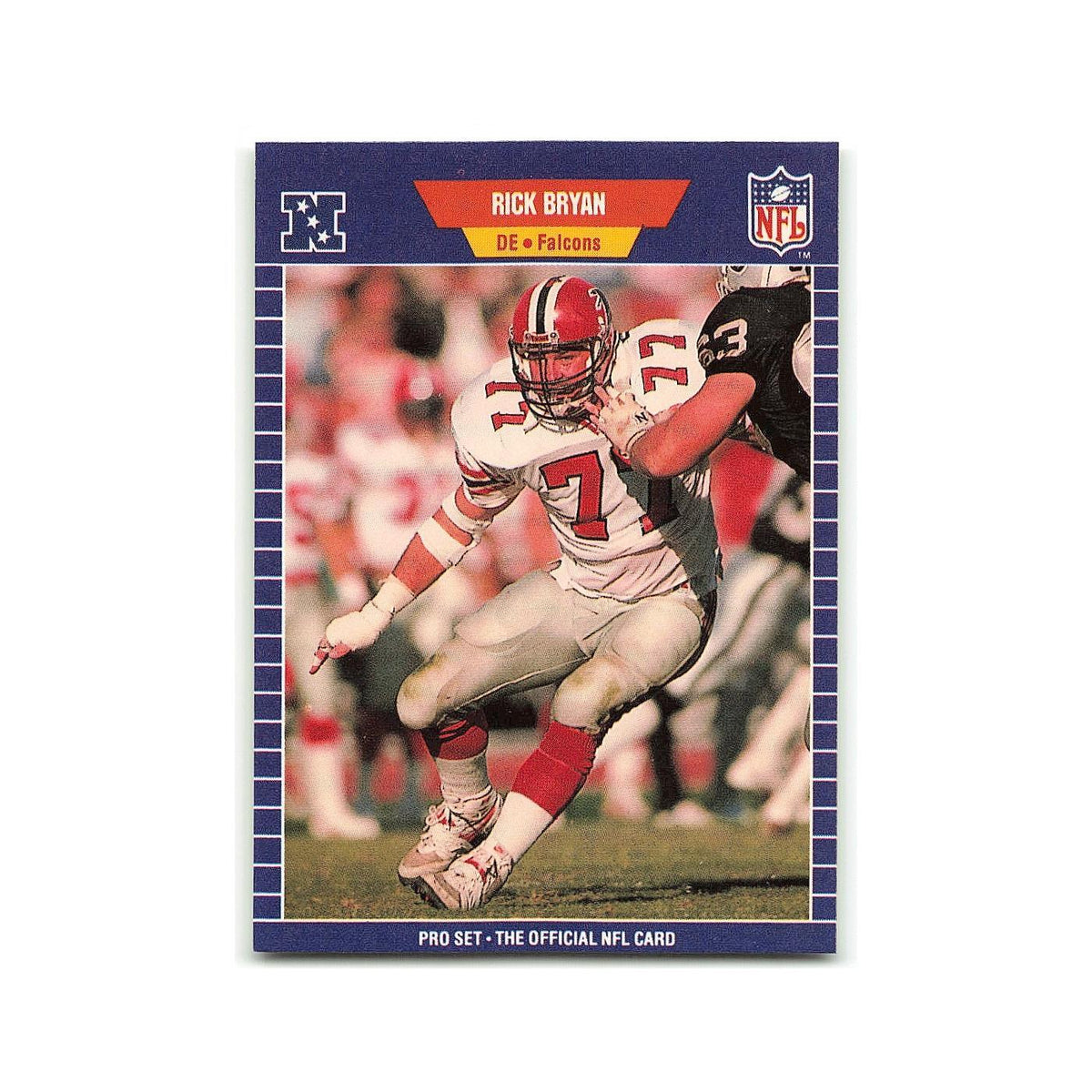 Rick Bryan 1989 Pro Set #3 Atlanta Falcons Football Card NM
