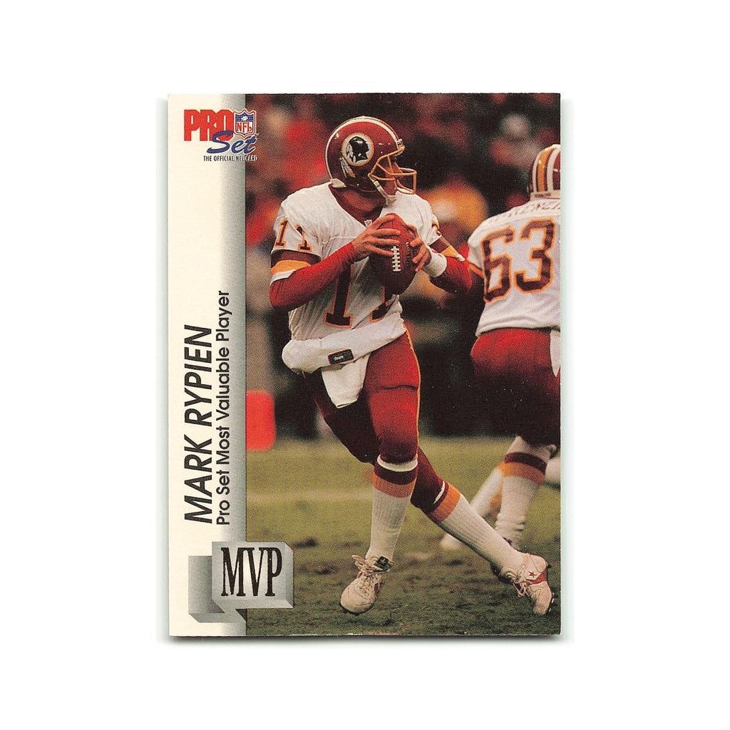 Mark Rypien 1992 Pro Set Gold MVPs #MVP29 Washington Redskins Football Card NM