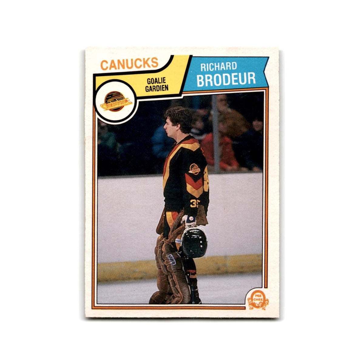 1983 O-Pee-Chee Richard Brodeur Vancouver Canucks #346