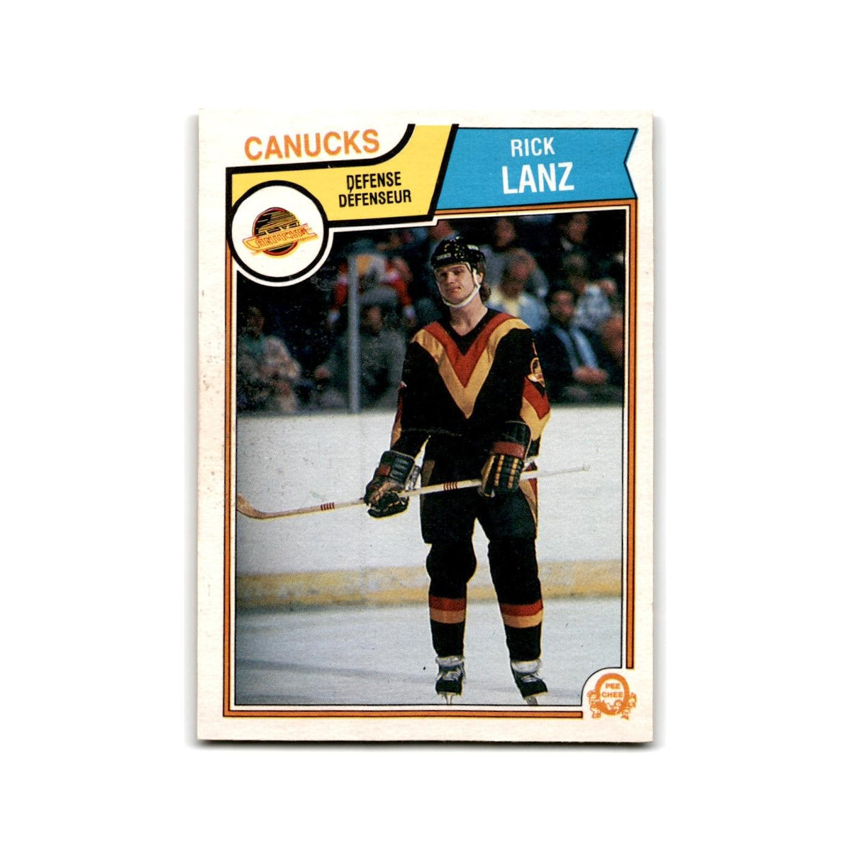 1983 O-Pee-Chee Rick Lanz Vancouver Canucks #353
