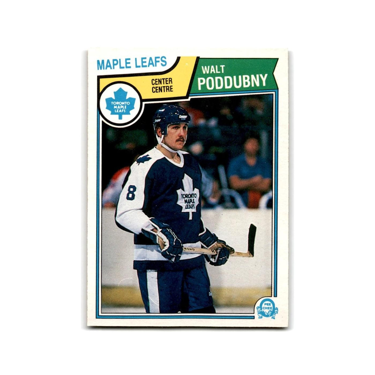 1983 O-Pee-Chee Walt Poddubny RC Toronto Maple Leafs #339
