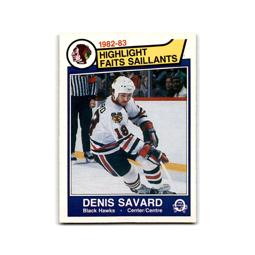 1983 O-Pee-Chee Denis Savard Chicago Blackhawks #96