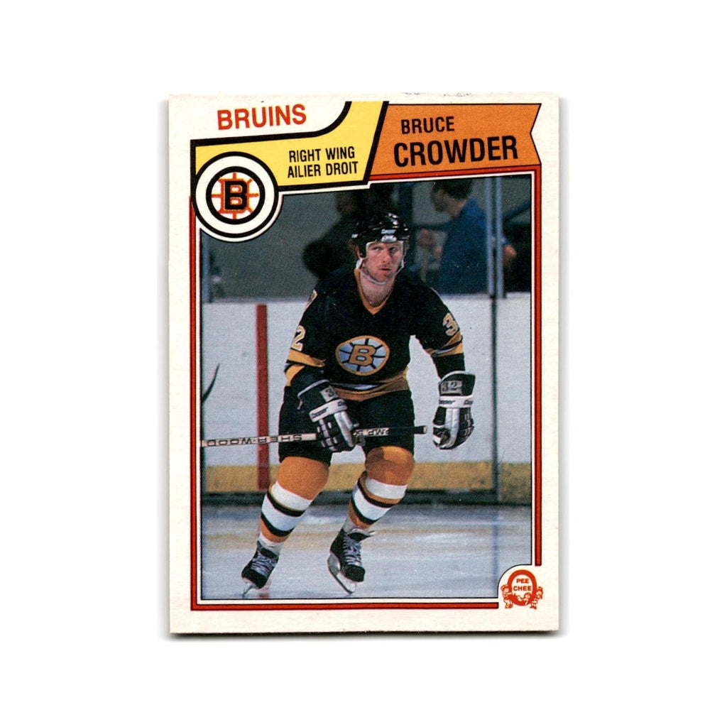 1983 O-Pee-Chee Bruce Crowder Boston Bruins #46