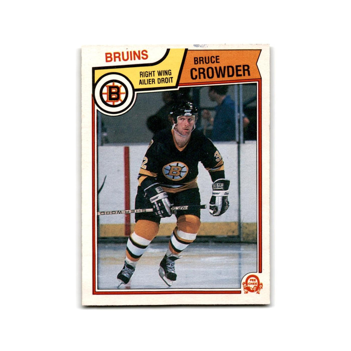 1983 O-Pee-Chee Bruce Crowder Boston Bruins #46