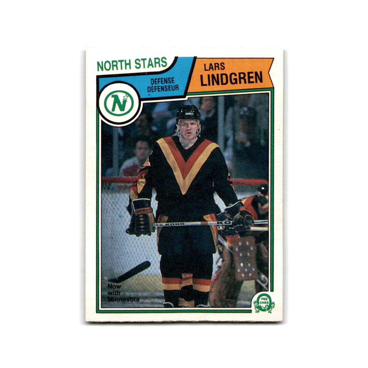 1983 O-Pee-Chee Lars Lindgren Minnesota North Stars #354