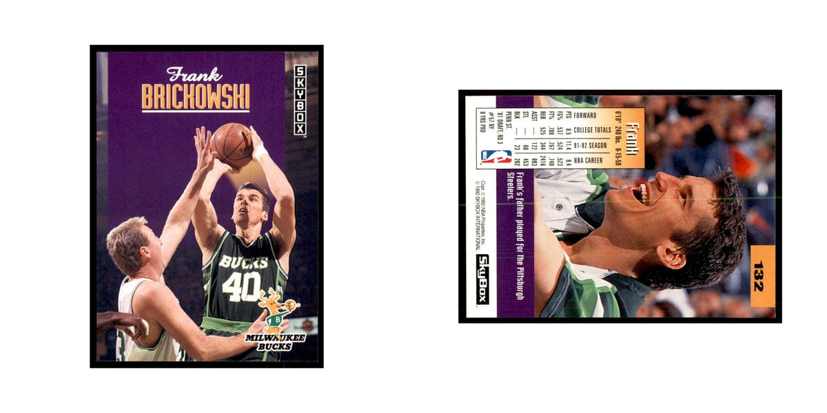 1992 SkyBox Frank Brickowski Basketball Cards #132