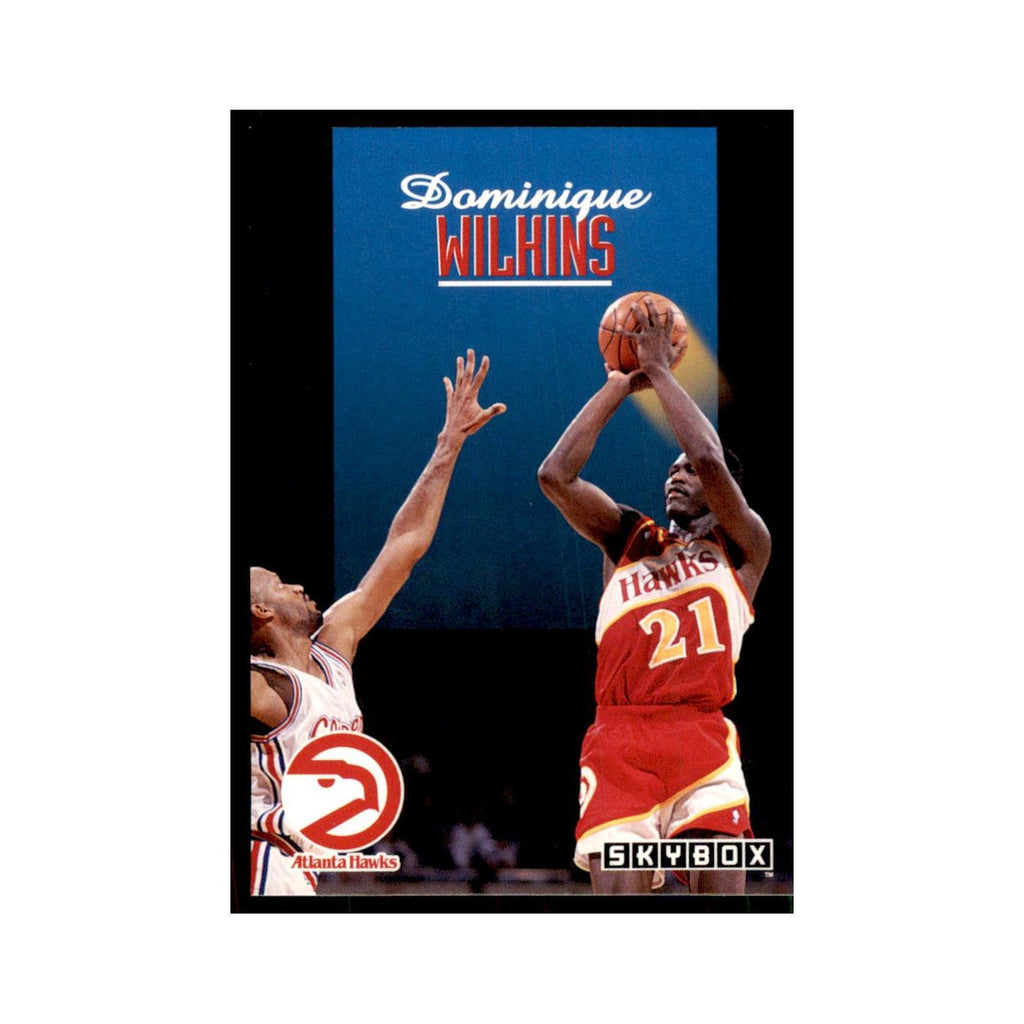 1992 SkyBox Dominique Wilkins Basketball Cards #8