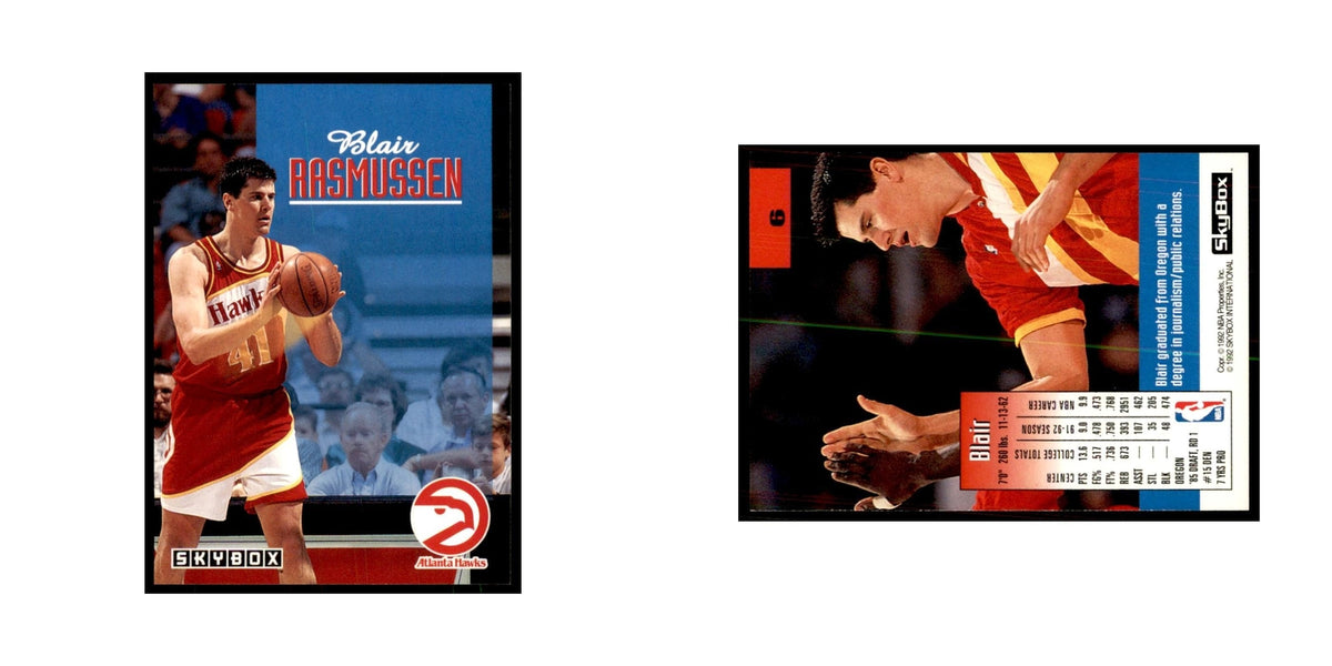 1992 SkyBox Blair Rasmussen Basketball Cards #6