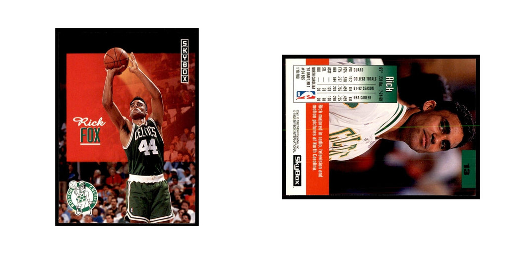 1992 SkyBox Rick Fox Basketball Cards #13