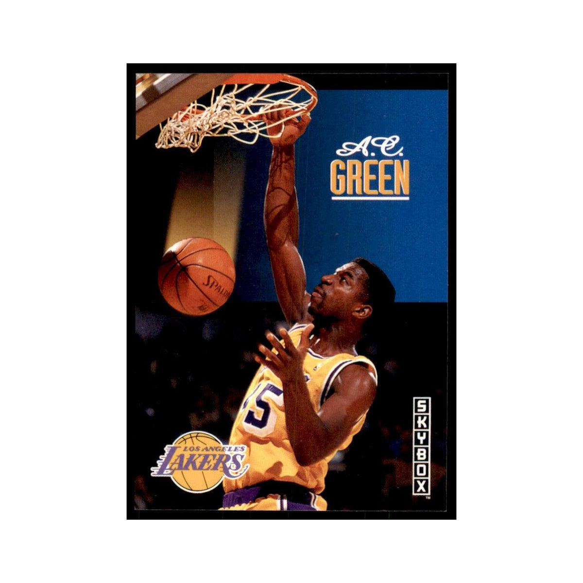1992 SkyBox A.C. Green Basketball Cards #115
