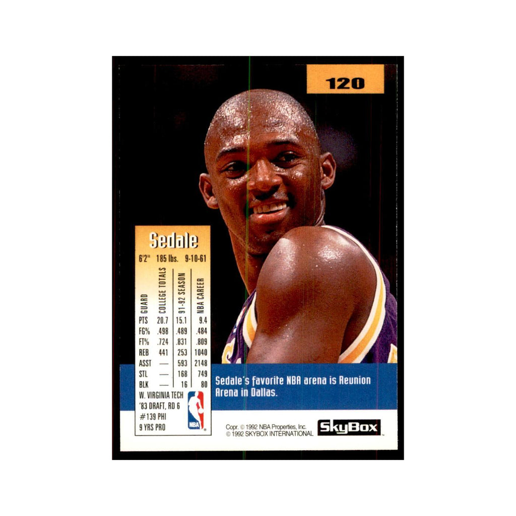 1992 SkyBox Sedale Threatt Basketball Cards #120