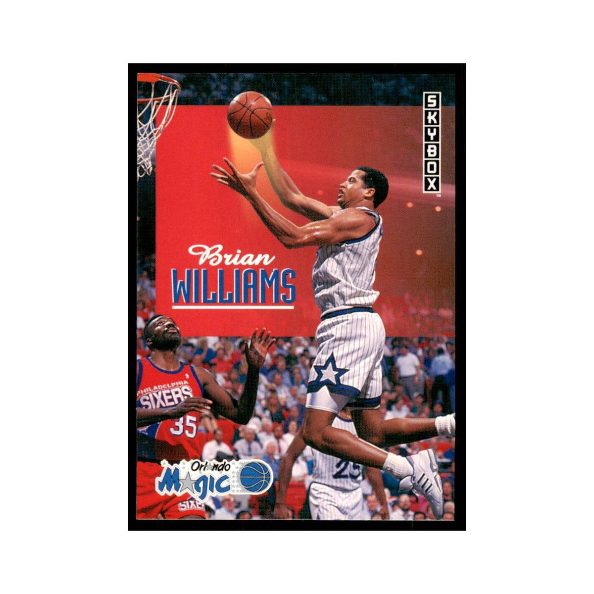 1992 SkyBox Brian Williams Basketball Cards #177