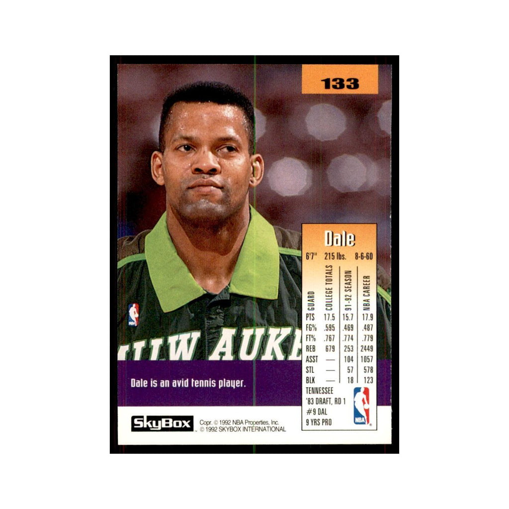 1992 SkyBox Dale Ellis Basketball Cards #133