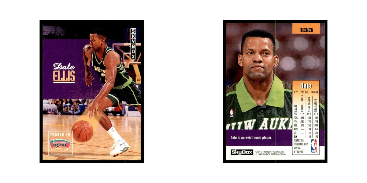 1992 SkyBox Dale Ellis Basketball Cards #133