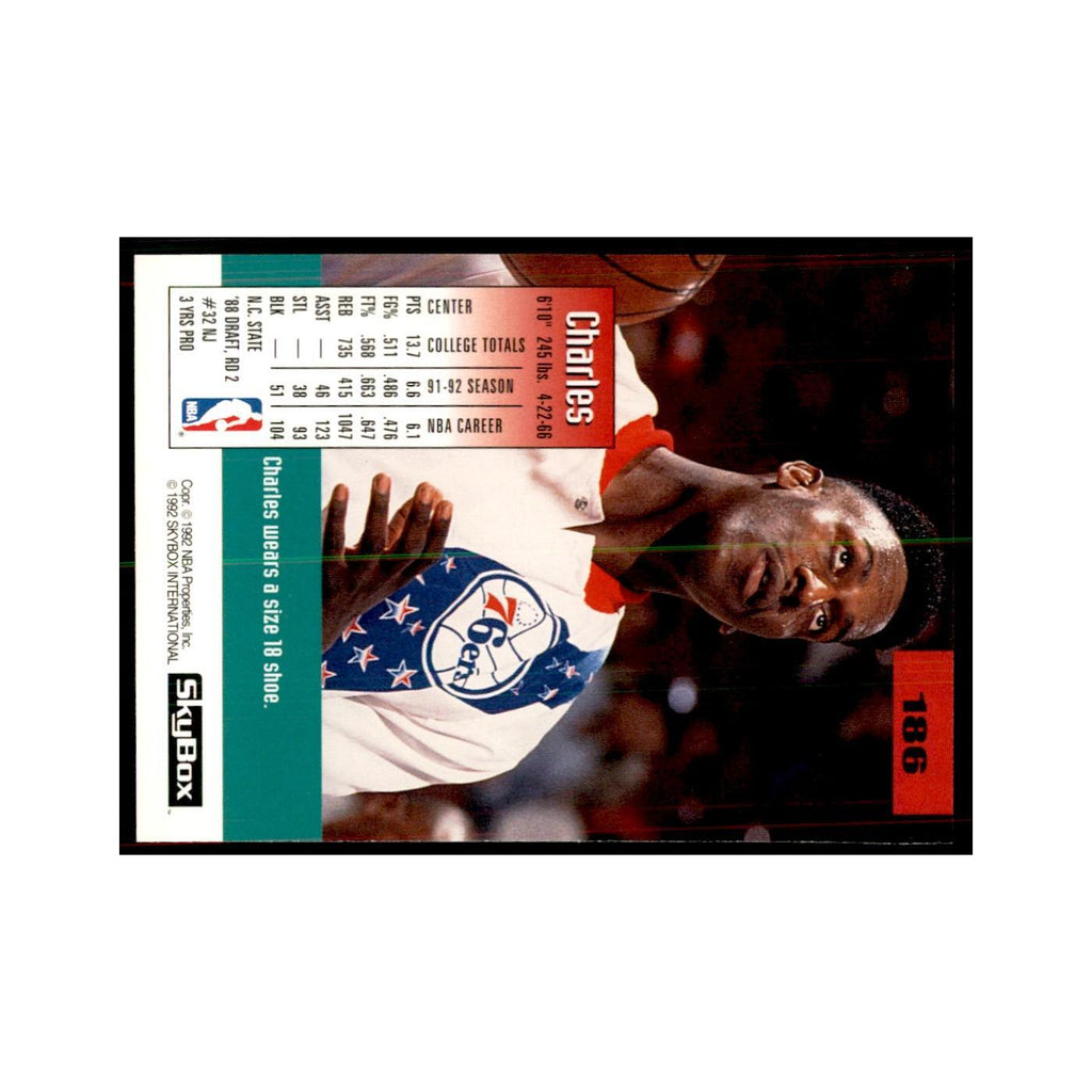 1992 SkyBox Charles Shackleford Basketball Cards #186