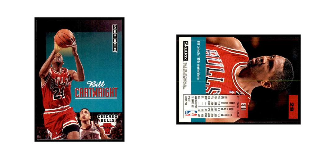 1992 SkyBox Bill Cartwright Basketball Cards #29