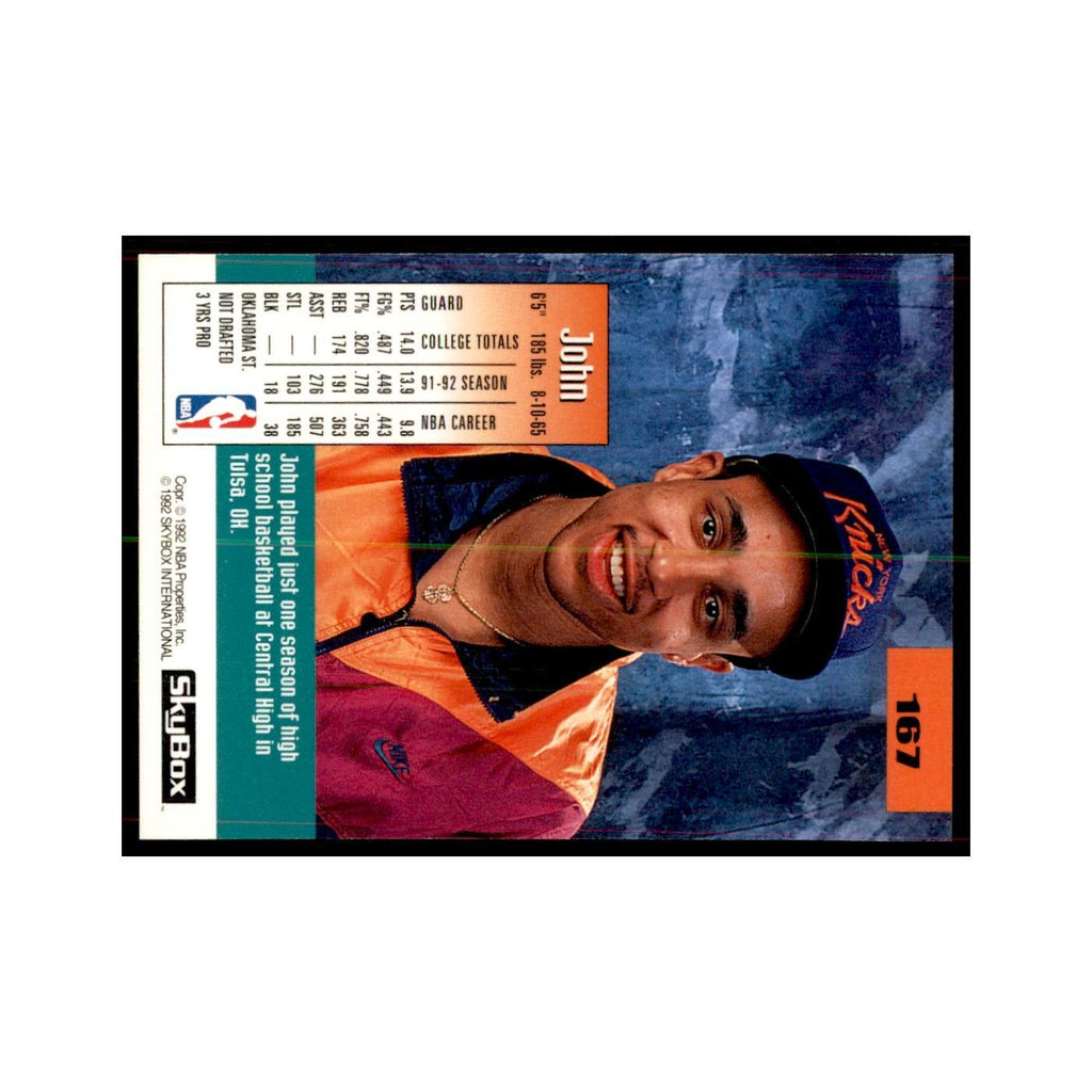1992 SkyBox John Starks Basketball Cards #167