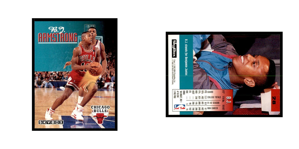 1992 SkyBox B.J. Armstrong Basketball Cards #28