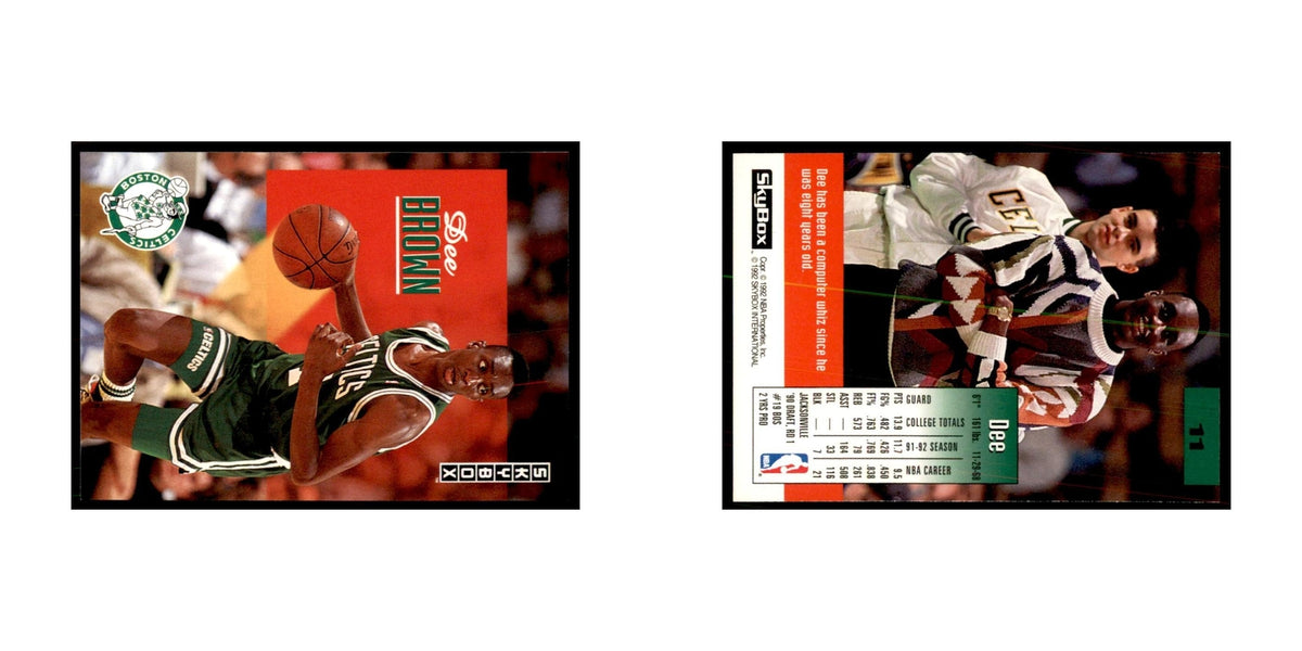 1992 SkyBox Dee Brown Basketball Cards #11