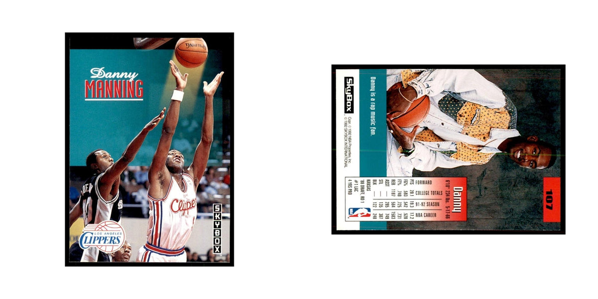 1992 SkyBox Danny Manning Basketball Cards #107