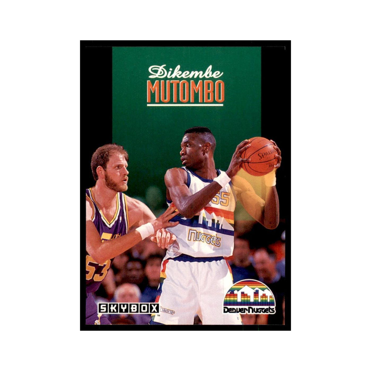 1992 SkyBox Dikembe Mutombo Basketball Cards #64