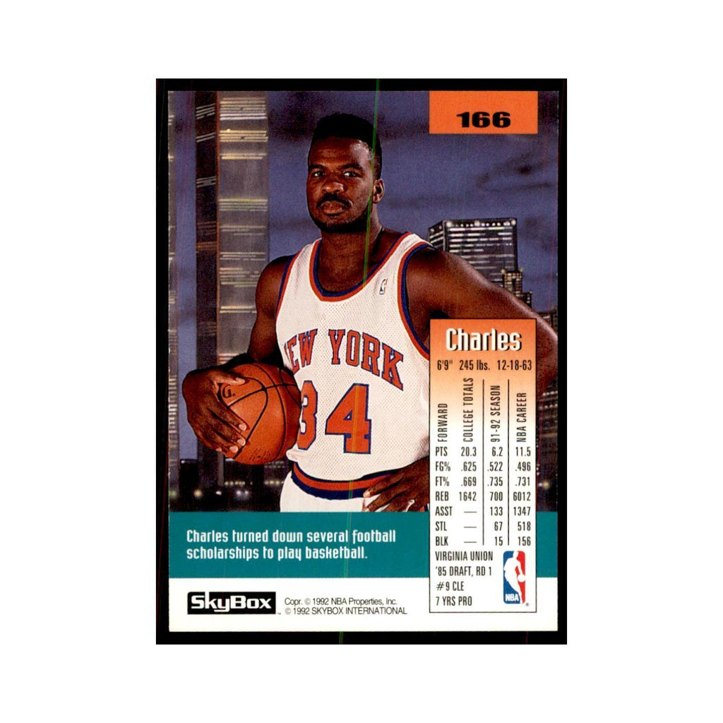1992 SkyBox Charles Oakley Basketball Cards #166