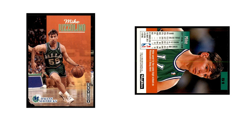 1992 SkyBox Mike Iuzzolino Basketball Cards #51
