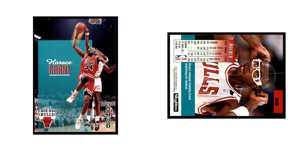 1992 SkyBox Horace Grant Basketball Cards #30