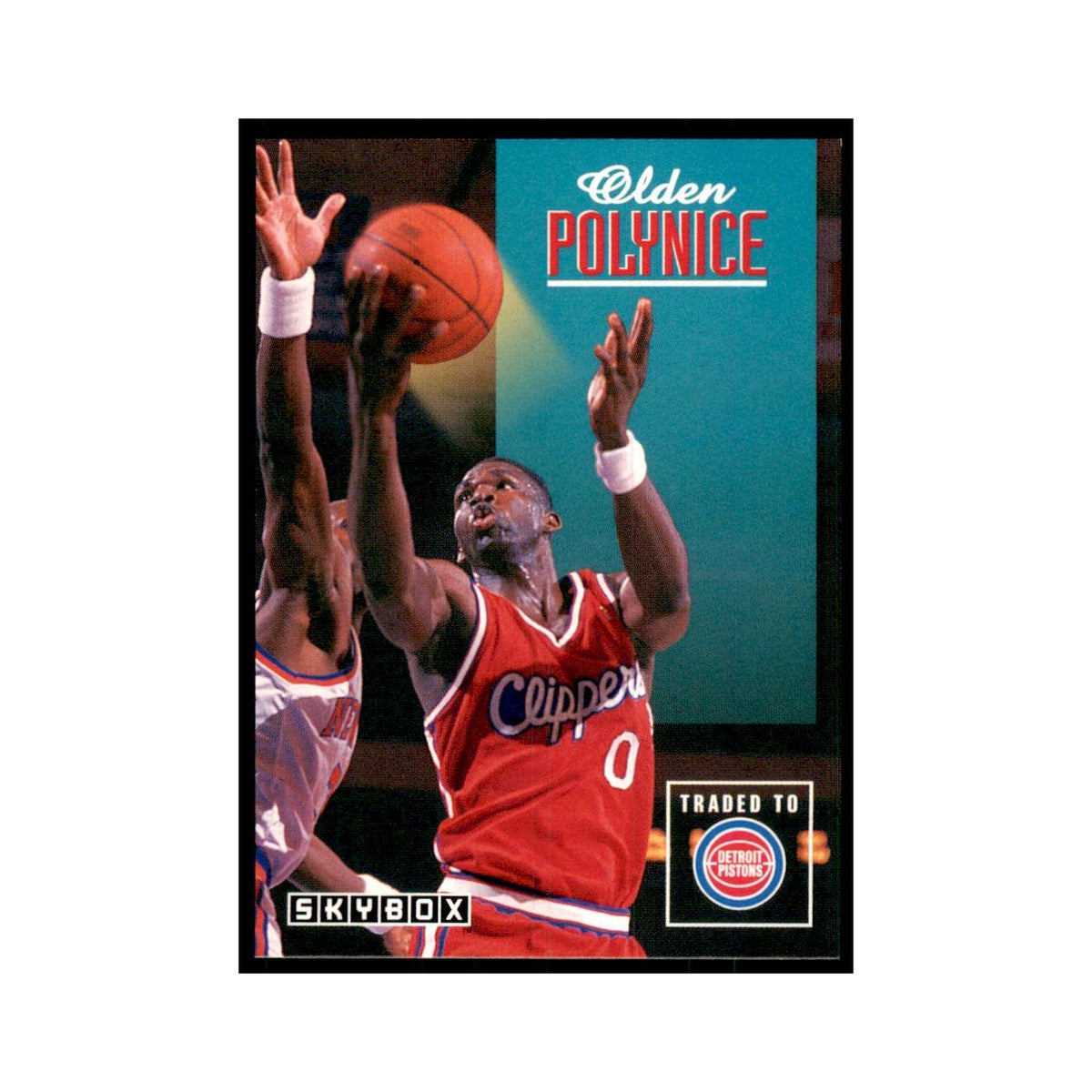 1992 SkyBox Olden Polynice Basketball Cards #109