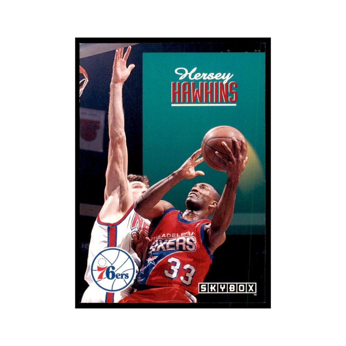 1992 SkyBox Hersey Hawkins Basketball Cards #184