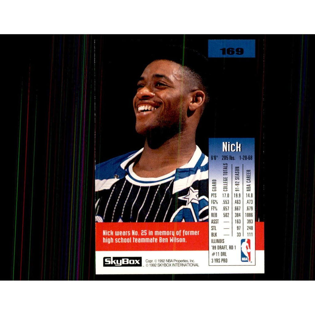 1992 SkyBox Nick Anderson Basketball Cards #169