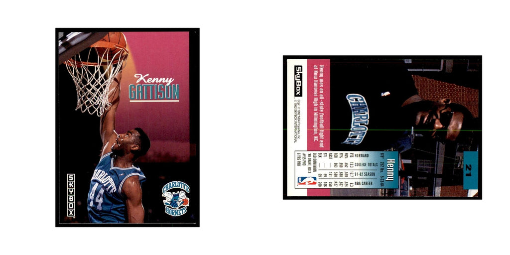 1992 SkyBox Kenny Gattison Basketball Cards #21