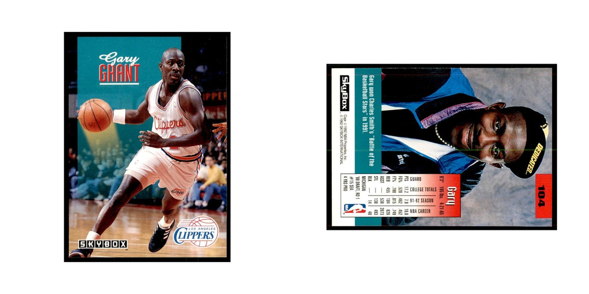 1992 SkyBox Gary Grant Basketball Cards #104