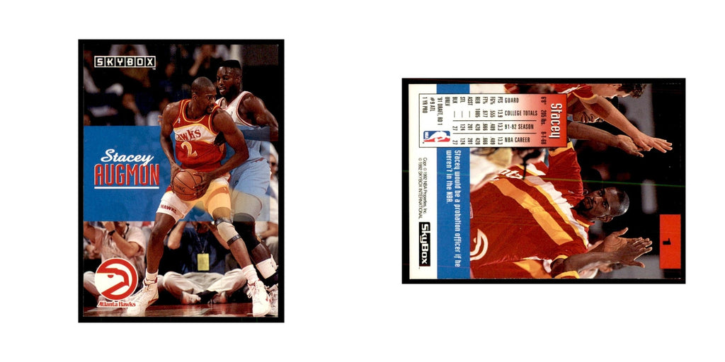 1992 SkyBox Stacey Augmon Basketball Cards #1