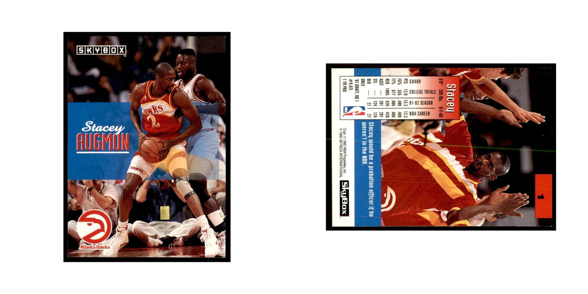 1992 SkyBox Stacey Augmon Basketball Cards #1