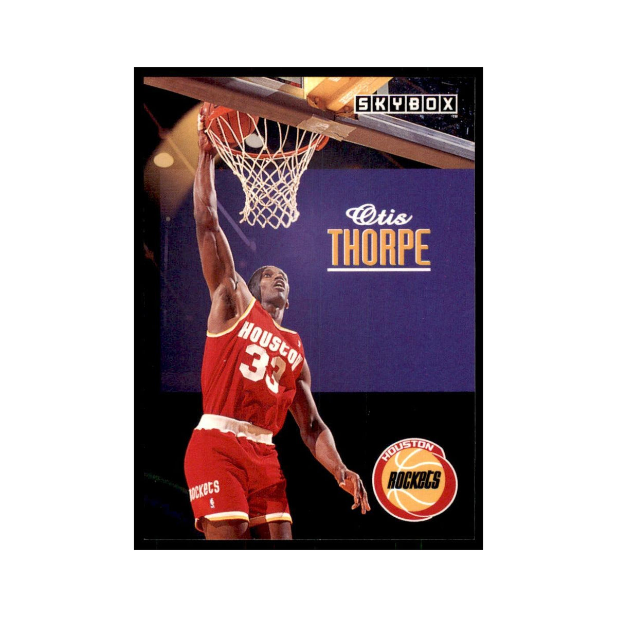 1992 SkyBox Otis Thorpe Basketball Cards #93
