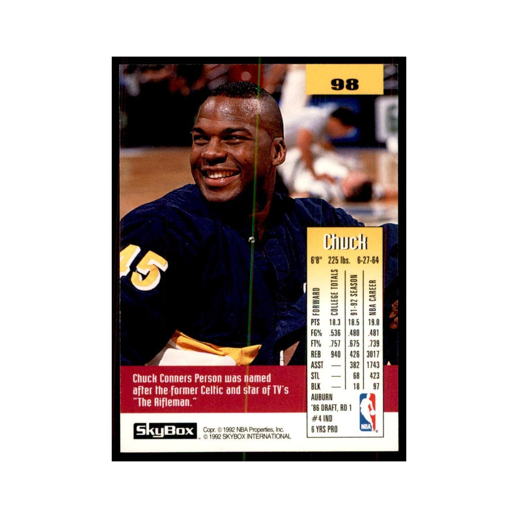 1992 SkyBox Chuck Person Basketball Cards #98