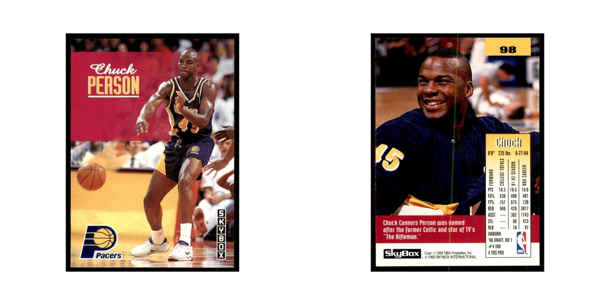 1992 SkyBox Chuck Person Basketball Cards #98