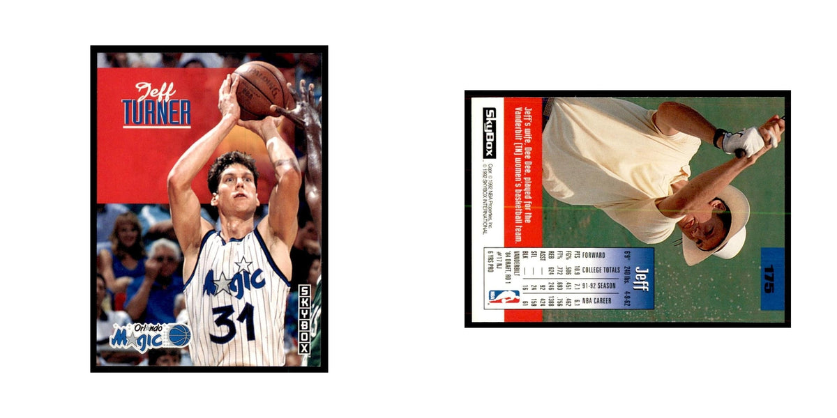 1992 SkyBox Jeff Turner Basketball Cards #175