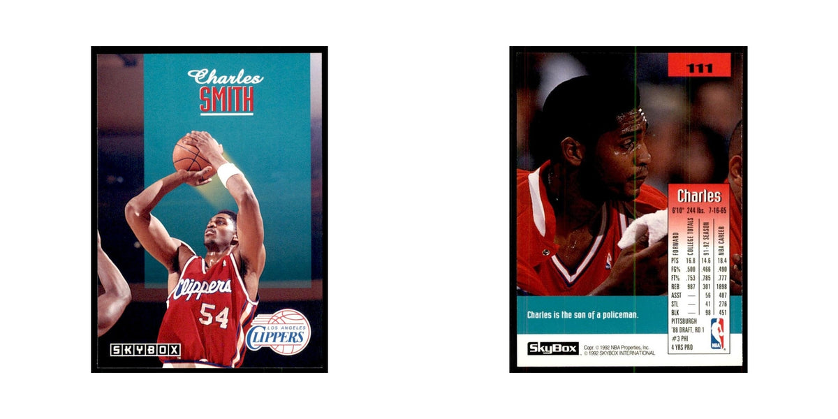 1992 SkyBox Charles Smith Basketball Cards #111