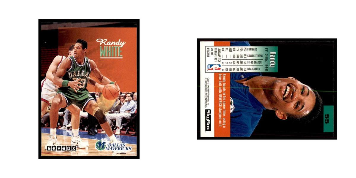 1992 SkyBox Randy White Basketball Cards #55