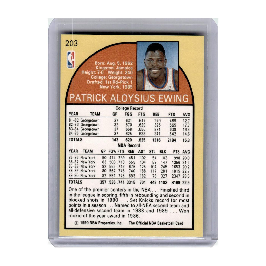 1990 Hoops Patrick Ewing Knicks #203