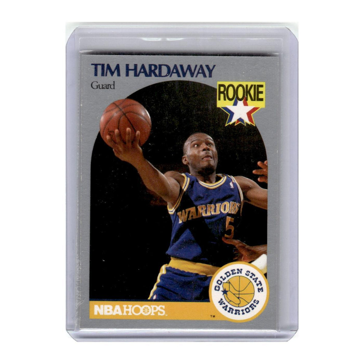 1990 Hoops Tim Hardaway RC Golden State Warriors #113