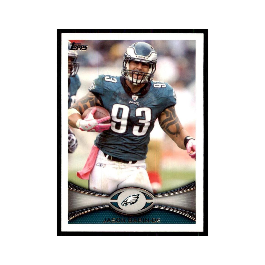 2012 Topps Jason Babin Football Cards #305